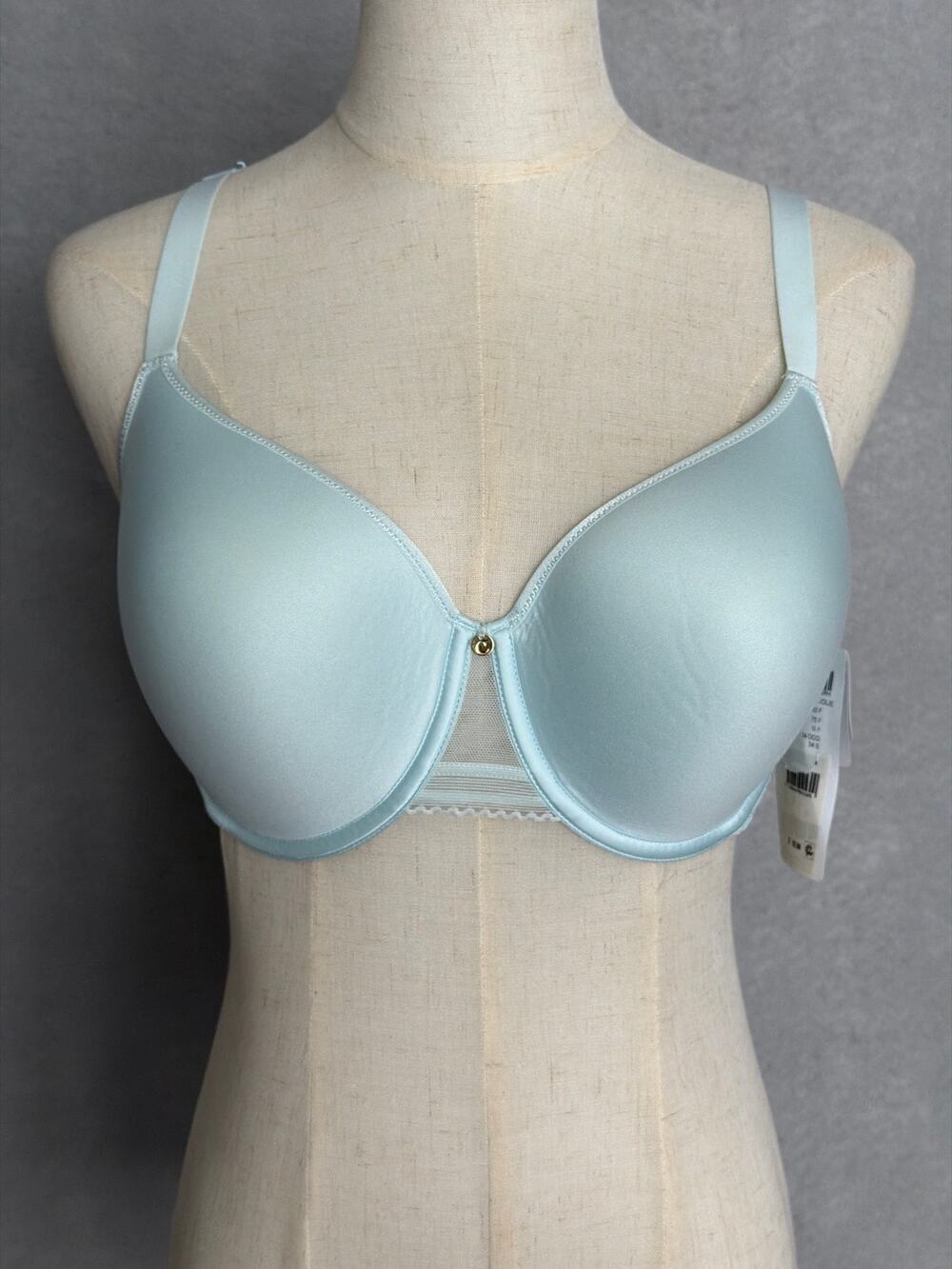 Chantelle C Jolie Bra T-shirt Underwire in Light Blue Women's 34DDD NEW
